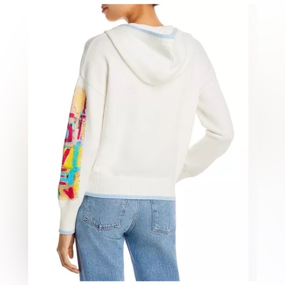 AQUA x Kerri Rosenthal Love Graphic Zip Up Hoodie sm - Picture 6 of 16